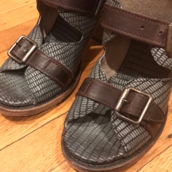 Extremely Rare Freebird Blue Snakeskin Bond Sandal - Picture 8 of 8